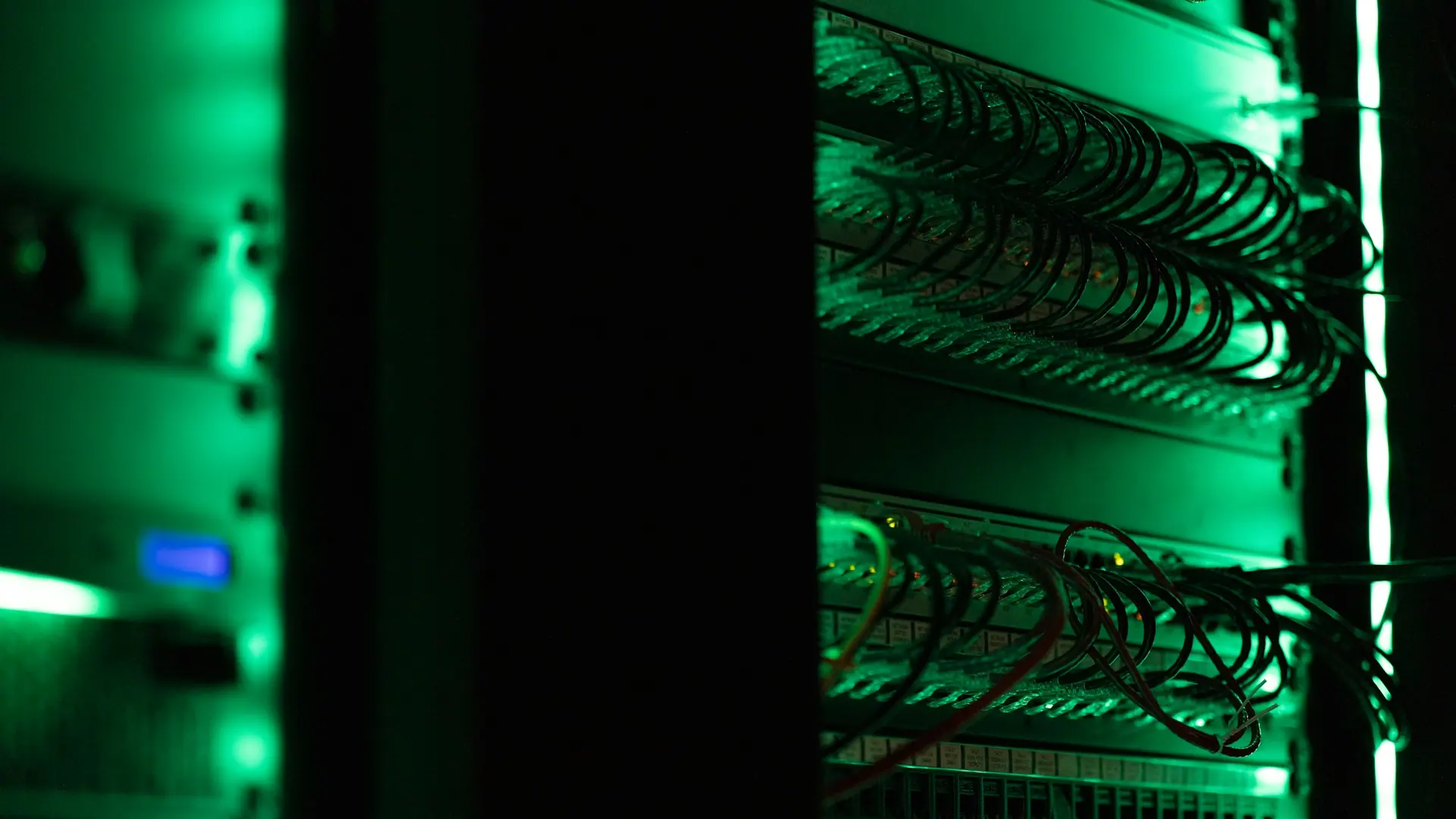 IT infrastructure racks representing business systems and platform administration